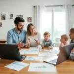 Agencias de seguros y planificación financiera básica para la familia